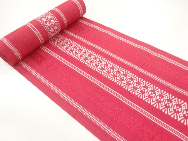 JAPANESE KIMONO / ANTIQUE BOLT FOR HASSUN OBI / HAKATA